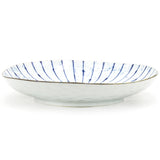 9" Ceramic Dinner Plate, Blue — Fubuki Tokusa Design