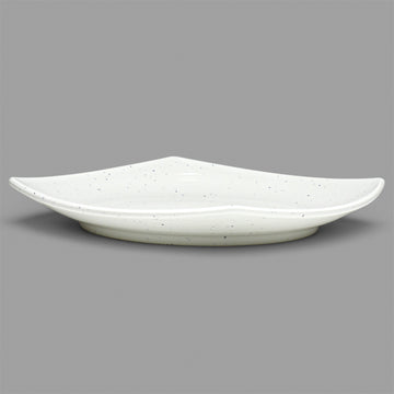12" Square Melamine Plate, White