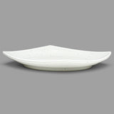 12" Square Melamine Plate, White
