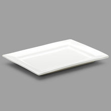 11¾″ × 6¾″ White Porcelain Rectangular Plate
