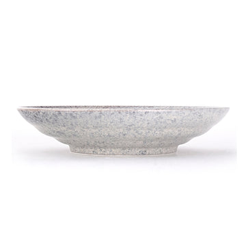 9" Ceramic Deep Plate, Gray