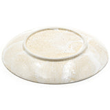 10" Round Ceramic Plate, Beige, Brown