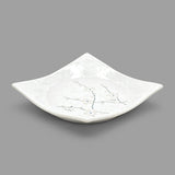5.35" Square Ceramic Plate, White — Sakura Design