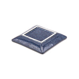 5" Square Ceramic Plate, Navy — Dragonfly Design