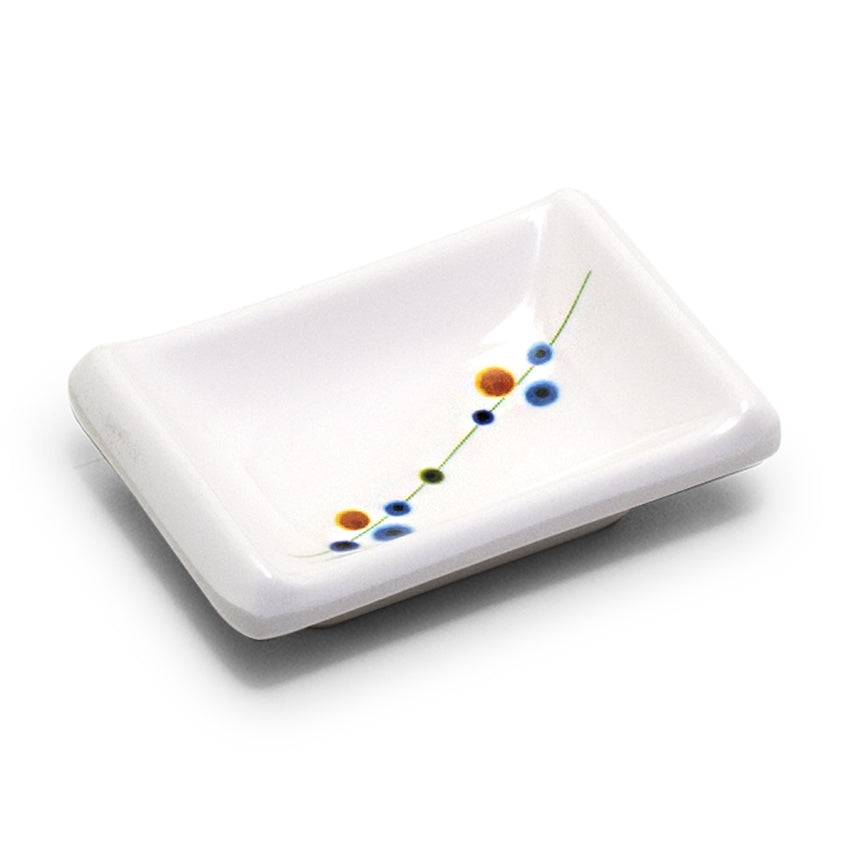 3.5" x 2.35" Melamine Sauce Dish, White — Rain Flower Design