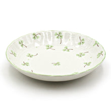 Green Clover Ceramic Plate — 6.65 in (HY265-G)