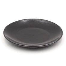 6" Ceramic Plate, Black