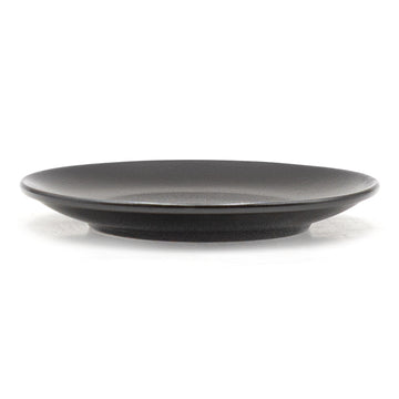 6" Ceramic Plate, Black
