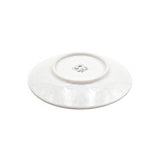 5" Ceramic Plate, White, Blue