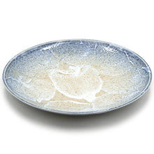 10 in Beige & Blue Ceramic Dinner Plate — MS210-UN