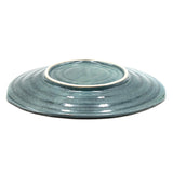 11" Round Ceramic Plate, Green