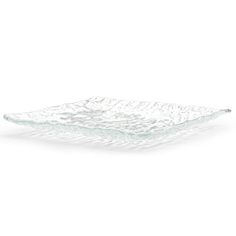 GF6-C clear rippled glass plate