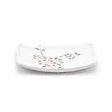 7.25" x 4.75" Ceramic Plate, Ivory — Sakura Design