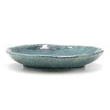 6.75" Round Ceramic Plate, Green