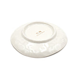 4.75" Oval Ceramic Plate, Beige, Pink — Sakura Design