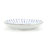 6.5" Ceramic Plate, Blue — Fubuki Tokusa Design