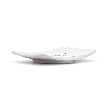 7.25" x 4.75" Ceramic Plate, Ivory — Sakura Design