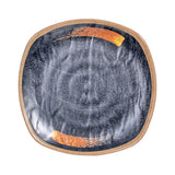 9" Square Melamine Plate, Gray