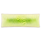 14-3/8" x 5" Ceramic Plate, Green