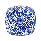 5" Square Ceramic Plate, Blue — Arabesque Design