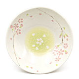 6.65" Ceramic Deep Plate, Beige, Pink — Sakura Design