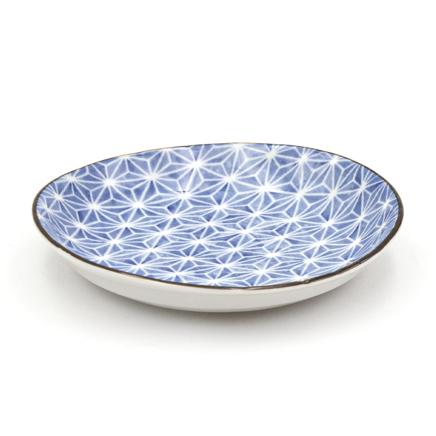 6.5" Ceramic Plate, Blue