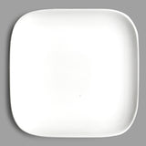8-3/4" Square Porcelain Plate, White