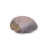 3.75" x 3.5" Leaf Ceramic Plate, Green, Gold