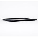 12.75" x 9" Rectangular Melamine Plate, Black