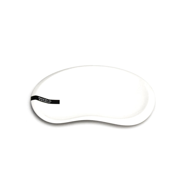 8.5" x 5.25" Plate, White