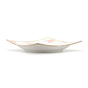 9" Square Plate, Ivory