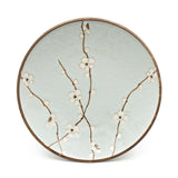 9" Round Ceramic Plate, Green — Sakura Design