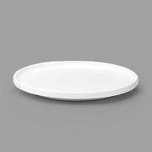 8.25" Round Porcelain Plate, White