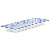 10.25" x 4.25" Rectangular Ceramic Plate, Blue