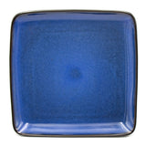 10-1/4" Square Ceramic Plate, Blue