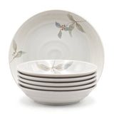 Ceramic 6-Piece Plate Set, White
