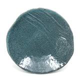11" Round Ceramic Plate, Green