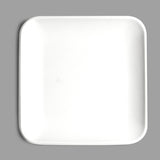 10.25" Square Porcelain Plate, White