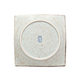 6.85" Square Ceramic Plate, Light Celadon Mint