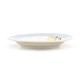 4.75" Ceramic Plate Set, Blue, Pink — Giraffe & Elephant Design