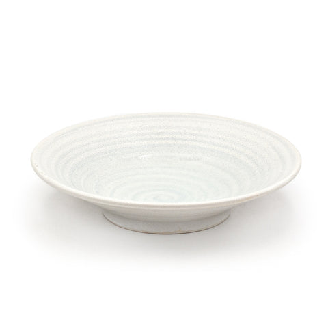 6" Ceramic Bowl, Blue, Beige