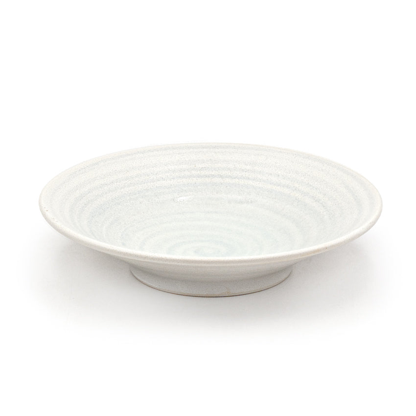 6" Ceramic Bowl, Blue, Beige