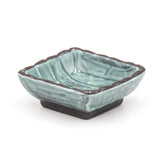 2.85" Square Ceramic Sauce Dish, Green