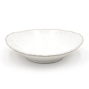 6.75" x 6.25" Ceramic Plate, Gray