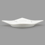 6.75" Square Ceramic Plate, White — Sakura Design