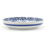 8" Round Ceramic Plate, Blue — Arabesque Design