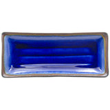 11.75" x 4.85" Rectangular Ceramic Plate, Sapphire