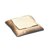 7-1/4" Square Plate, Black, Blue