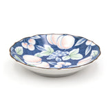 4.75" Ceramic Plate, Blue, Green, Pink