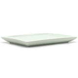 10" x 6.65" Rectangular Ceramic Plate, Green